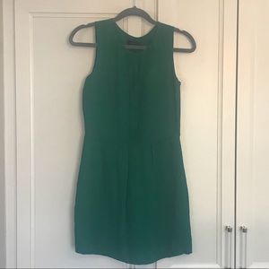 JCrew green sleeveless dress - size 00